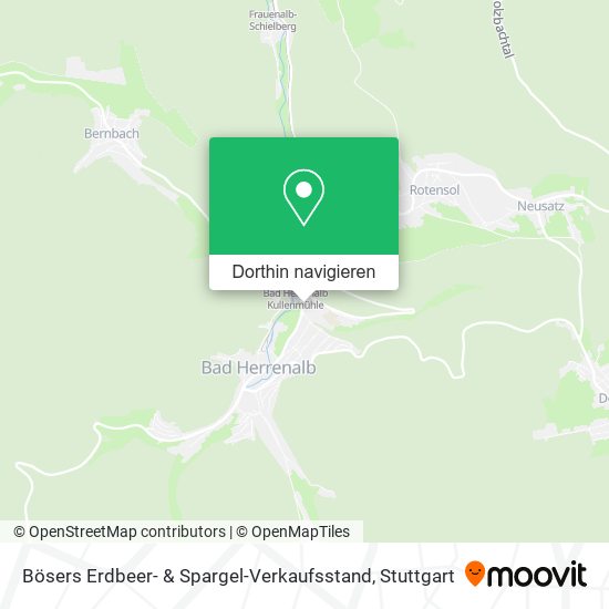 Bösers Erdbeer- & Spargel-Verkaufsstand Karte