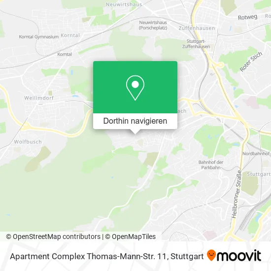 Apartment Complex Thomas-Mann-Str. 11 Karte