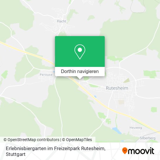 Erlebnisbiergarten im Freizeitpark Rutesheim Karte