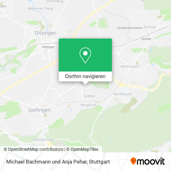 Michael Bachmann und Anja Pehar Karte