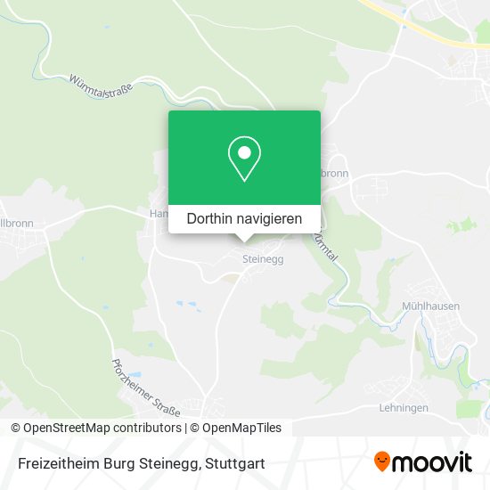 Freizeitheim Burg Steinegg Karte