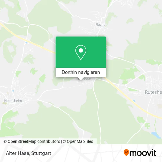 Alter Hase Karte