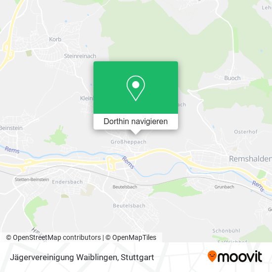 Jägervereinigung Waiblingen Karte