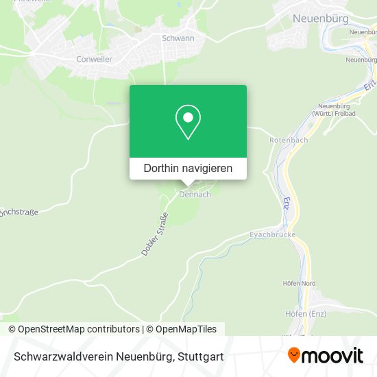 Schwarzwaldverein Neuenbürg Karte
