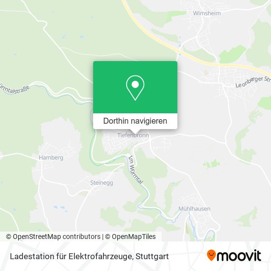 Ladestation für Elektrofahrzeuge Karte