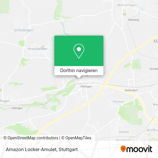 Amazon Locker-Amulet Karte