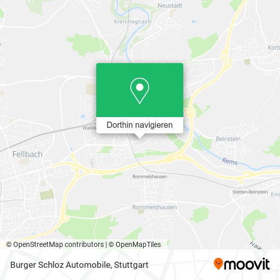 Burger Schloz Automobile Karte