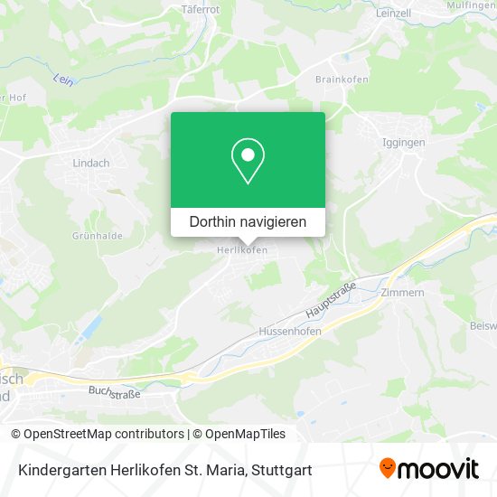 Kindergarten Herlikofen St. Maria Karte