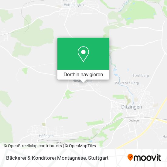 Bäckerei & Konditorei Montagnese Karte