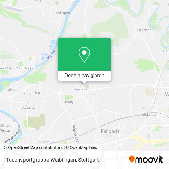 Tauchsportgruppe Waiblingen Karte