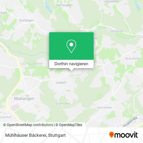 Mühlhäuser Bäckerei Karte