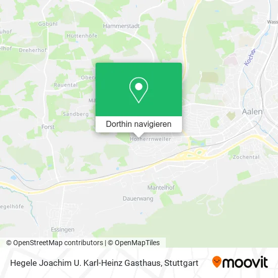 Hegele Joachim U. Karl-Heinz Gasthaus Karte