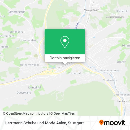 Herrmann Schuhe und Mode Aalen Karte