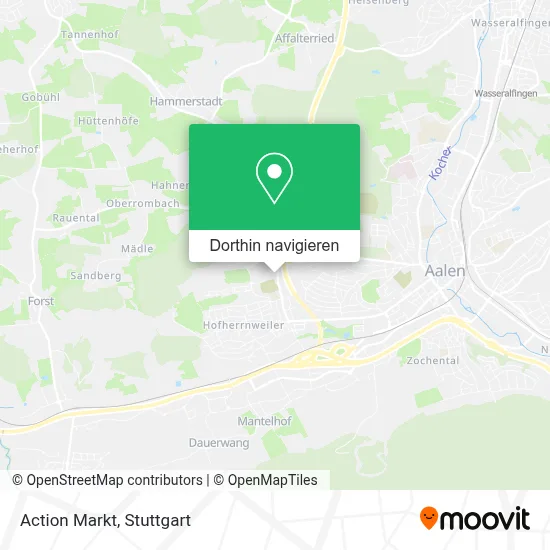Action Markt Karte