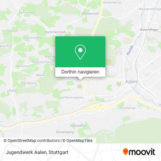 Jugendwerk Aalen Karte