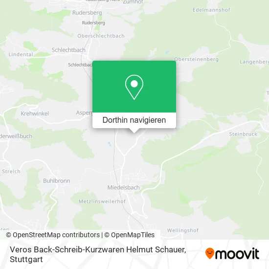 Veros Back-Schreib-Kurzwaren Helmut Schauer Karte