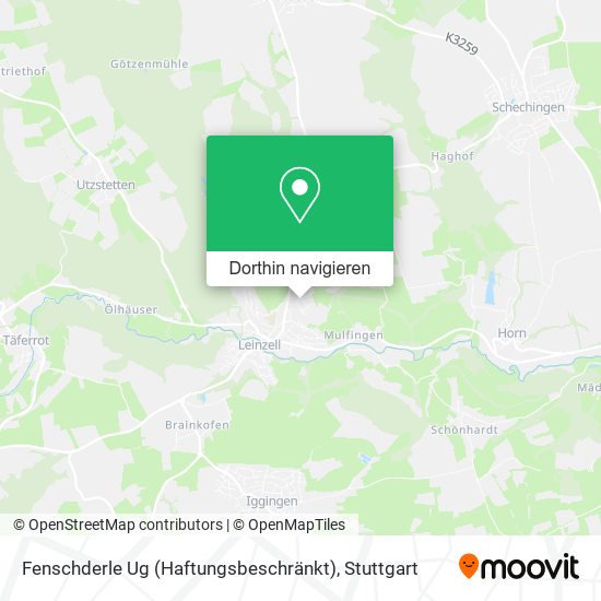 Fenschderle Ug (Haftungsbeschränkt) Karte