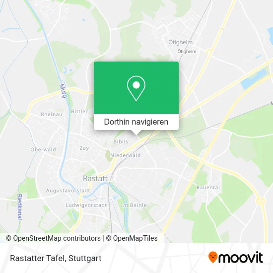 Rastatter Tafel Karte