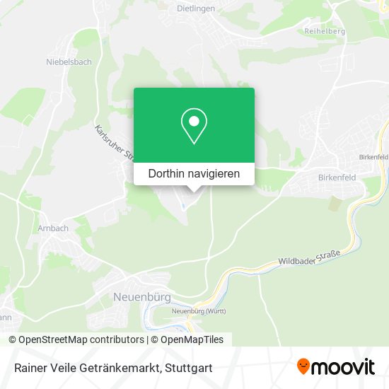 Rainer Veile Getränkemarkt Karte
