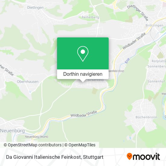 Da Giovanni Italienische Feinkost Karte