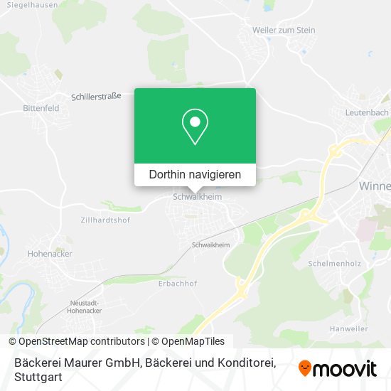 Bäckerei Maurer GmbH, Bäckerei und Konditorei Karte