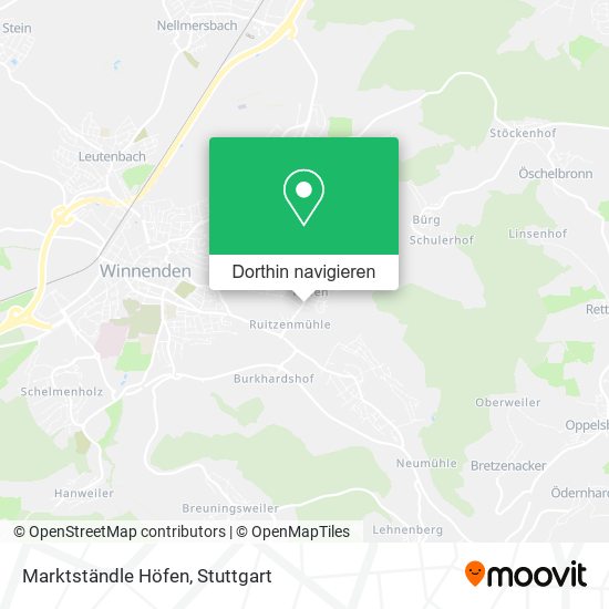 Marktständle Höfen Karte