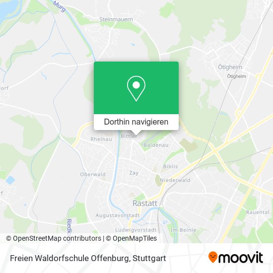Freien Waldorfschule Offenburg Karte