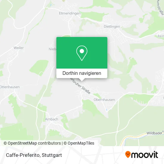 Caffe-Preferito Karte