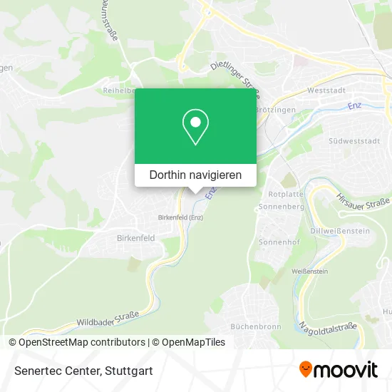 Senertec Center Karte