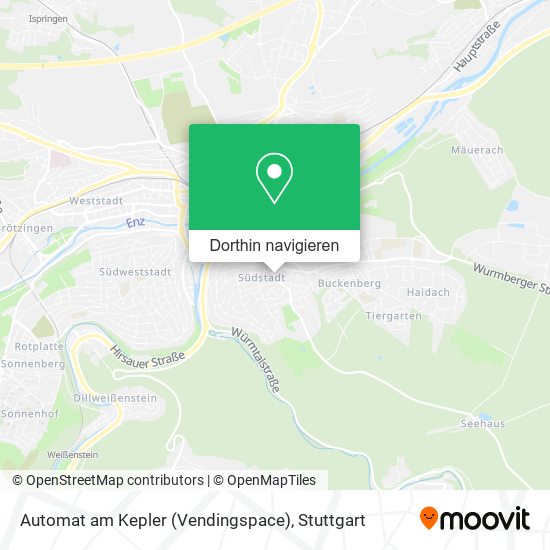 Automat am Kepler (Vendingspace) Karte