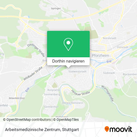 Arbeitsmedizinische Zentrum Karte