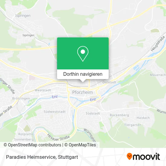 Paradies Heimservice Karte