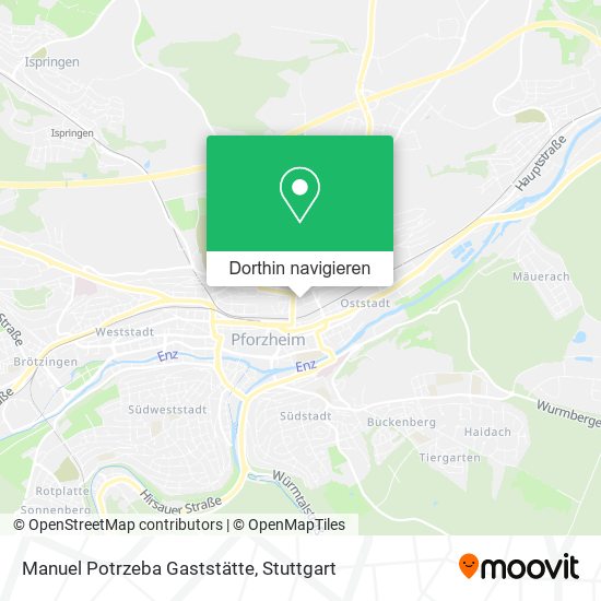 Manuel Potrzeba Gaststätte Karte