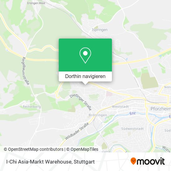 I-Chi Asia-Markt Warehouse Karte