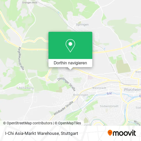 I-Chi Asia-Markt Warehouse Karte
