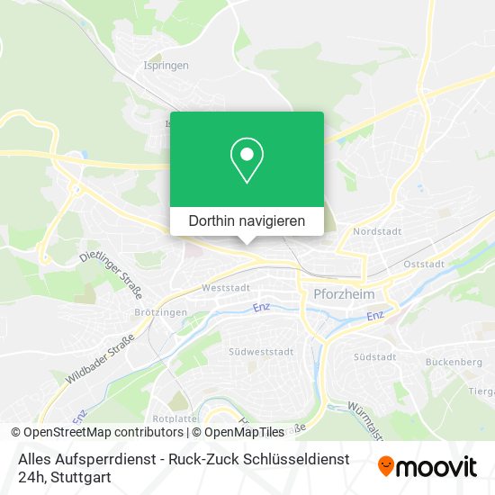 Alles Aufsperrdienst - Ruck-Zuck Schlüsseldienst 24h Karte