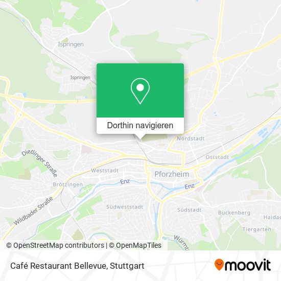 Café Restaurant Bellevue Karte