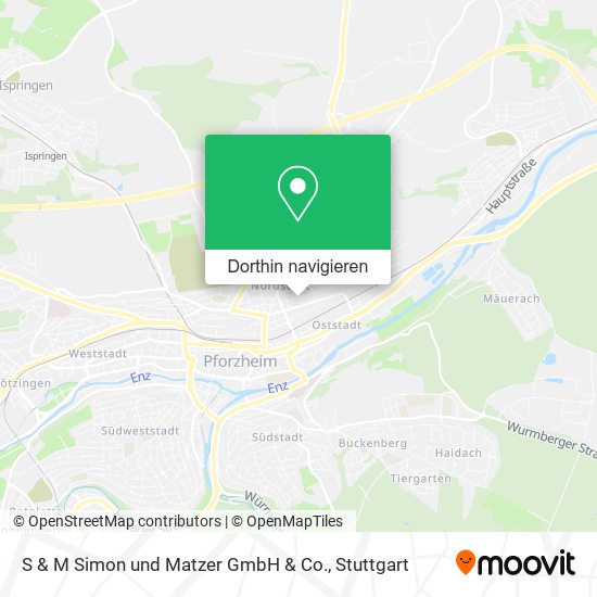S & M Simon und Matzer GmbH & Co. Karte