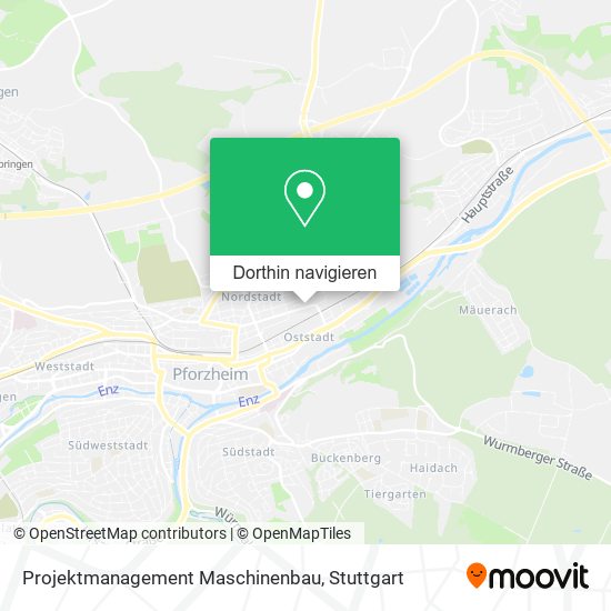 Projektmanagement Maschinenbau Karte