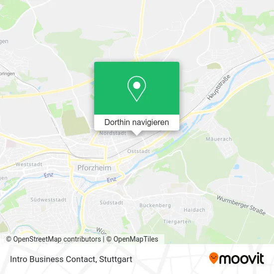 Intro Business Contact Karte