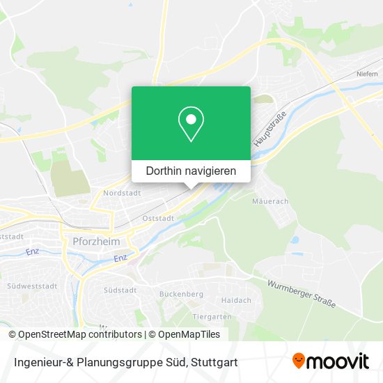 Ingenieur-& Planungsgruppe Süd Karte