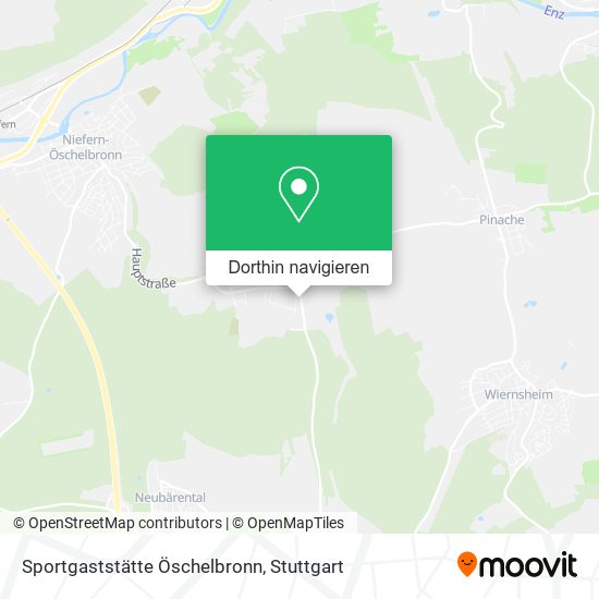 Sportgaststätte Öschelbronn Karte