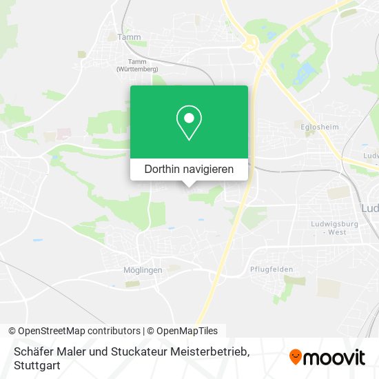 Schäfer Maler und Stuckateur Meisterbetrieb Karte