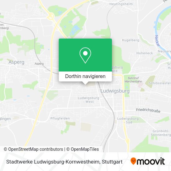 Stadtwerke Ludwigsburg-Kornwestheim Karte