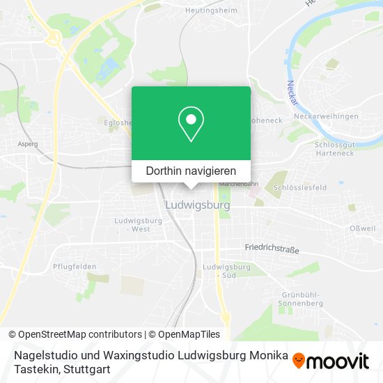 Nagelstudio und Waxingstudio Ludwigsburg Monika Tastekin Karte