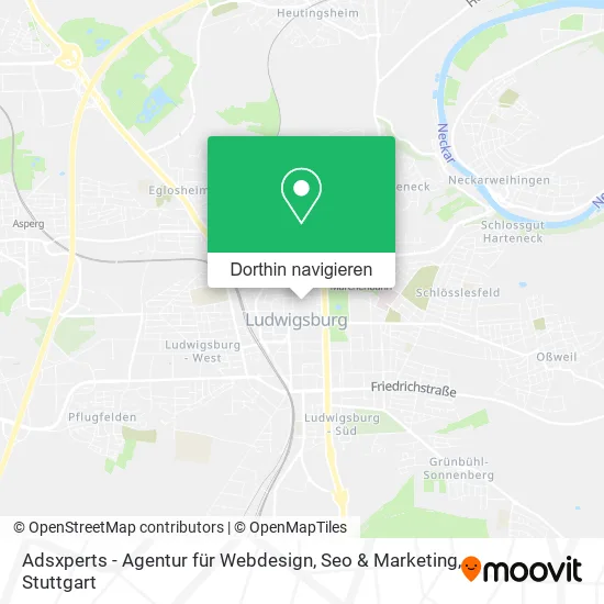 Adsxperts - Agentur für Webdesign, Seo & Marketing Karte