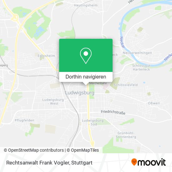 Rechtsanwalt Frank Vogler Karte