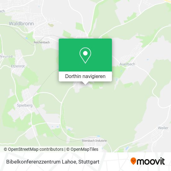 Bibelkonferenzzentrum Lahoe Karte