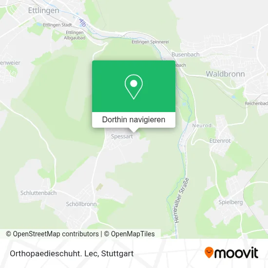 Orthopaedieschuht. Lec Karte