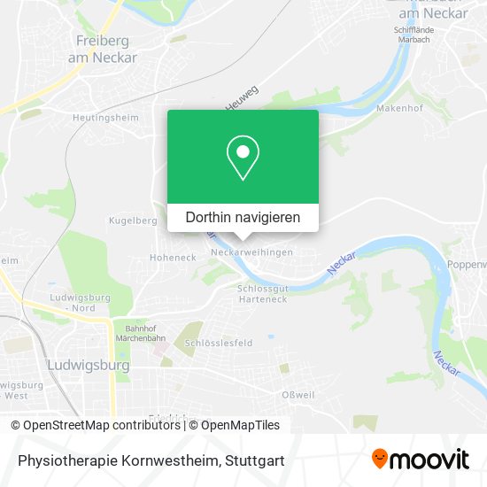 Physiotherapie Kornwestheim Karte